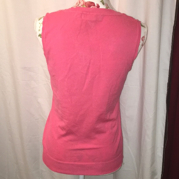 Pink No Sleeve Tank Top - Picture 3 of 4